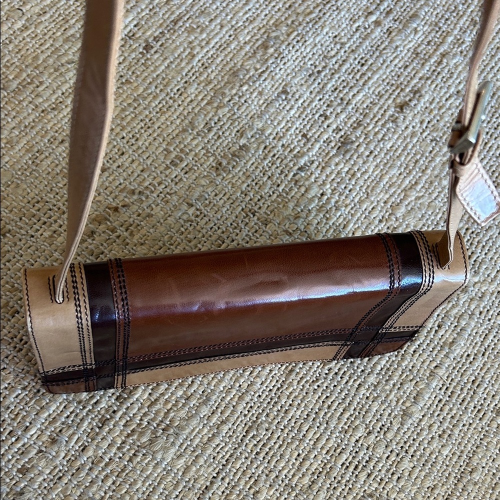 Prada Leather Bag in Brown and Tan - Picture 7 of 14